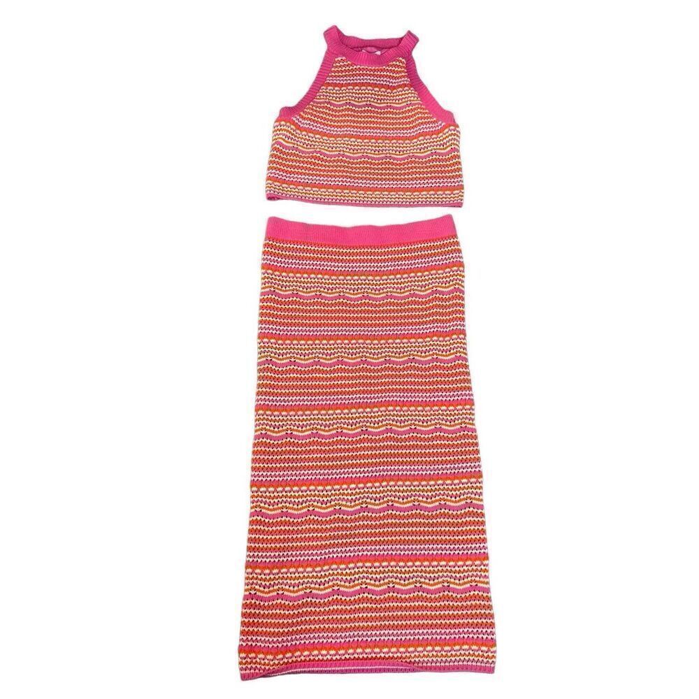 Haute Hippie NWT set skirt and top size L